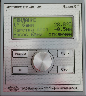 ЛинтеЛ ДБ–2М. Аппарат для  определения растяжимости  нефтяных битумов